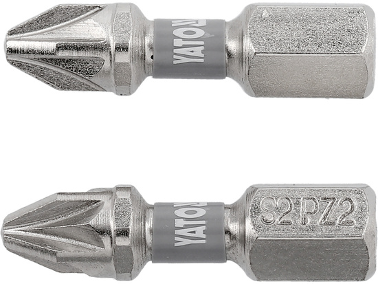 БИТОВЕ 1/4''X25 MM PZ2 2 БР. NI