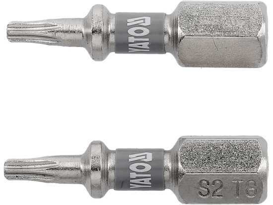 БИТОВЕ 1/4''X25 MM T8 2 БР. NI