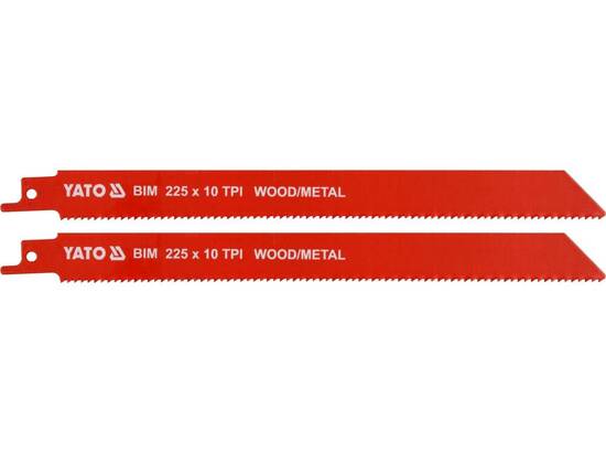 НОЖЕВЕ ЗА МЕТАЛ И ДЪРВО BIM 225 ММ 10TPI / 2 БР.