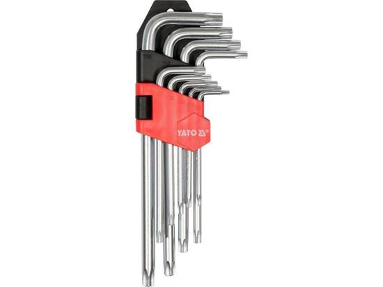 ШЕСТОГРАМНИ КЛЮЧОВЕ TORX T10-T50, 9 БР.