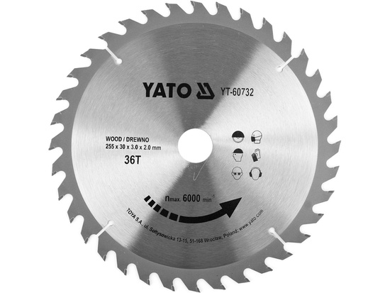 WIDI WOOD SHIELD 255X36TX30MM ЗА YT-82171; YT-82173; YT-82174; YT-82165