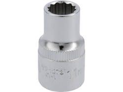  BI-HEXAGONAL SOCKET 1/2'' 11 MM