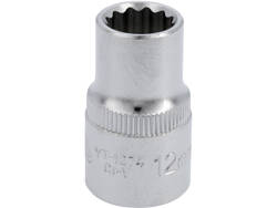  BI-HEXAGONAL SOCKET 1/2'' 12 MM