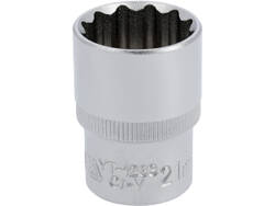  BI-HEXAGONAL SOCKET 1/2'' 21 MM