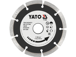  DIAMOND BLADE, SEGMENT 125 MM