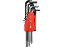  HEX KEY SET, BALL-SHAPED END 1,5-10, 9 PCS