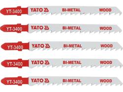  JIG SAW BLADE BIMETAL, TYPE T, 6 TPI, FOR WOOD, 5 PCS