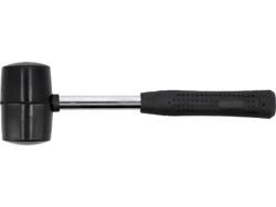  RUBBER MALLET WITH TUBULAR STEEL HANDLE