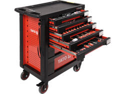  SERVICE TOOL CABINET WITH TOOLS, 7 DRAWERS 211PCS