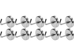 10PCS MAGNETIC HOOKS SET