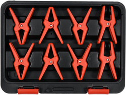 8PCS STEEL LINE CLAMPS SET