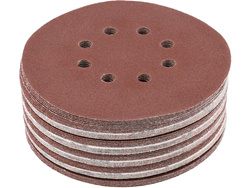 ABRASIVE DISC WITH HOOK FASTENER 8 HOLES P100 150MM 50PCS