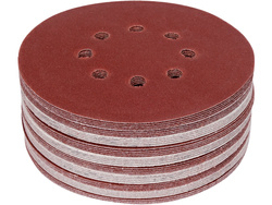 ABRASIVE DISC WITH HOOK FASTENER 8 HOLES P120 150MM 50PCS