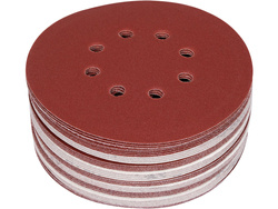 ABRASIVE DISC WITH HOOK FASTENER 8 HOLES P180 150MM 50PCS