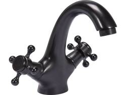 BASIN MIXER 'RETRO BLACK 1'