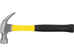 CLAW HAMMER WITH TUBULAR STEEL HANDLE