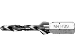 COMBINED DRILL TAP M4 HEX