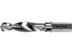 COMBINED DRILL TAP M8 HEX