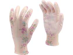 GARDEN POLYESTER GLOVES WITH PU COATING