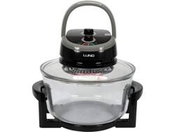 HALOGEN OVEN 17L BLACK WITH 9 ACCESSORIES