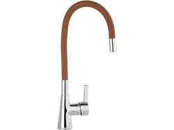 KITCHEN FAUCET BROWN WITH FLEXIBLE SPOUT