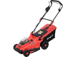 LAWN MOWER 2*18V 37CM WITH 2 BATTERIES 4AH AND DOUBLE CHARGER