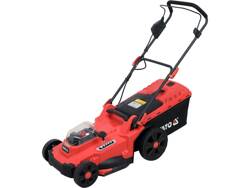 LAWN MOWER 2*18V 43CM WITH 2 BATTERIES 4AH AND DOUBLE CHARGER