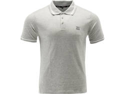 POLO SHIRT SOFT GRAY MELANGE SIZE 3XL