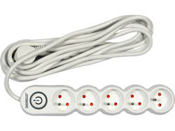 POWER STRIP WITH GROUND 5S 5M