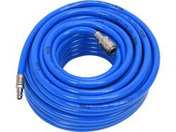 PVC AIR HOSE WITH COUPLING 8MM X 20M BLUE