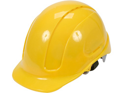 SAFETY HELMET YELLOW HIGH COMFORT ABS