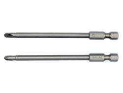 SCREWDRIVER BIT SETS 1/4'', 2 PCS - TRIWING: NR1X100MM; NR3X100MM 1/4'' HEX DRIVE