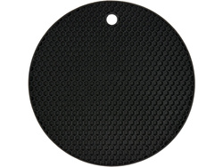 SILICONE MAT FOR HOT POT, COLOR: BLACK