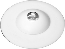 SILICONE PLUG WITH STRAINER, COLOR: WHITE