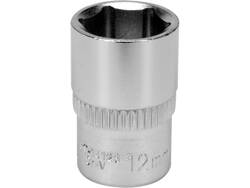 SOCKET 12MM 1/4" 6PT CV REGULAR