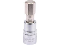 SOCKET BIT HEX 1/4" 8MM L37MM