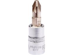 SOCKET BIT PZ2 1/4" L37MM