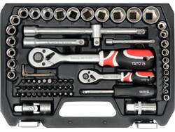 SOCKET SET 1/2", 1/4" 72 PCS, M