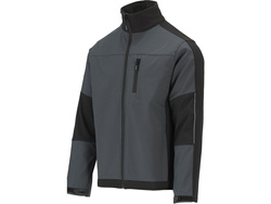 SOFTSHELL JACKET BLACK-DARK GREY M