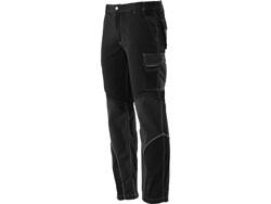 STRETCH WORK TROUSERS BLACK SIZE L