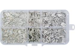 UNINSULATED CRIMP BOOTLACE FERRULES SET 1000PCS