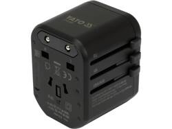 UNIVERSAL TRAVEL ADAPTER WITH USB AND QUICK CHARGER 20W