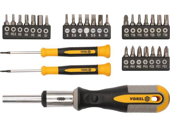  31PCS RATCHET SCREWDRIVER SET