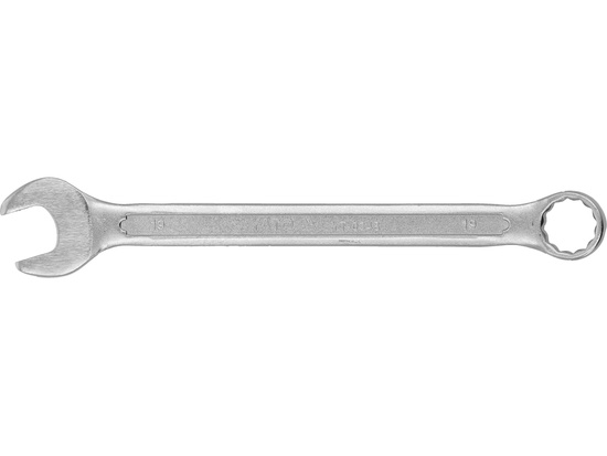  COMBINATION SPANNER, POLISHED HEAD 19 MM