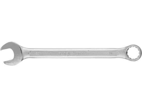  COMBINATION SPANNER, POLISHED HEAD 20 MM