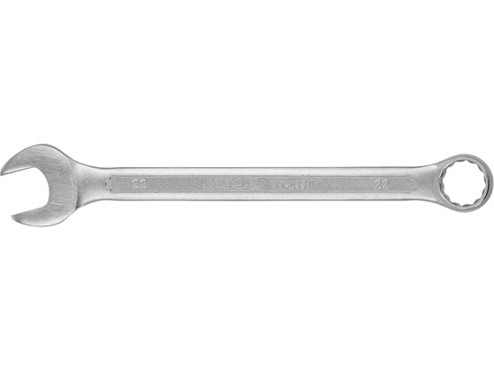  COMBINATION SPANNER, POLISHED HEAD 22 MM