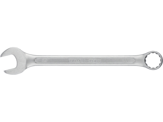  COMBINATION SPANNER, POLISHED HEAD 25 MM