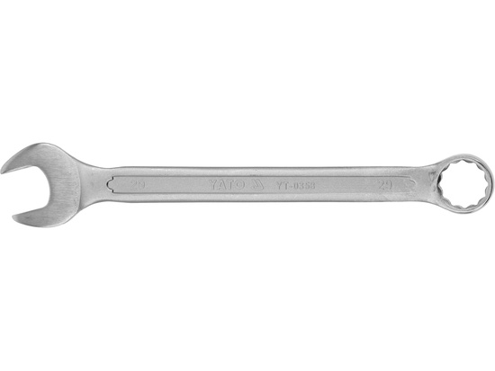  COMBINATION SPANNER, POLISHED HEAD 29 MM