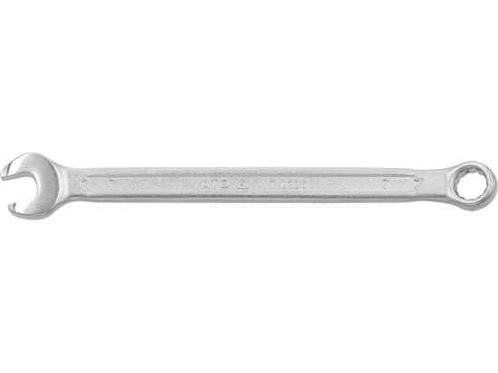  COMBINATION SPANNER, POLISHED HEAD 7 MM