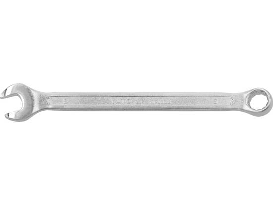  COMBINATION SPANNER, POLISHED HEAD 9 MM